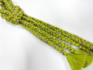 正絹　手組帯締め